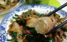 姜葱香焖小鱿鱼(带籽鱿鱼仔)