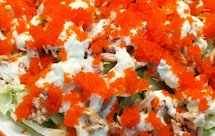 金枪鱼飞鱼籽沙拉#低卡健康#