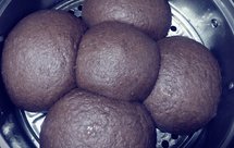 健康粗粮黑全麦粉馒头