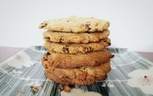 燕麦混合坚果曲奇——消耗燕麦片