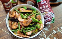 照烧干锅基围虾