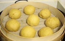 南瓜全麦奶粉馒头