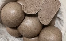 黑全麦+普通面粉的馒头