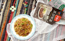 黑椒牛肉酱炒方便面