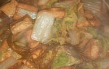 白菜豆腐粉条（素食）