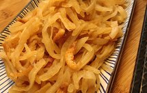 小虾米炒白萝卜丝