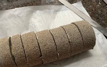 黑米糕的椰子黑米蛋糕