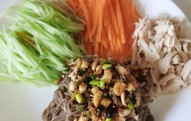 减脂餐，荞麦鸡丝凉面