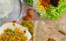 皮薄馅多的包菜粉条饺子