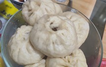 萝卜丝粉条猪油渣大包子