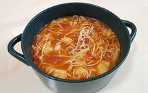 龙利鱼魔芋金针菇