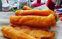 自制无泡打粉油条