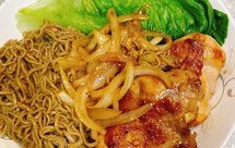 黑椒鸡腿荞麦面