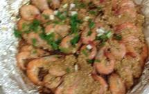 铁板蒜蓉基围虾