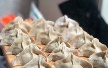 荞麦面鸡肉香菜饺子