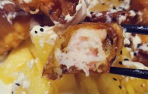 家庭版菠萝油条虾