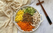 夏日减脂～凉拌鸡丝荞麦面