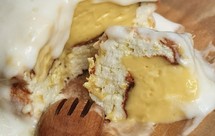 无油低卡/柠香酸奶爆浆凝酪魔芋蛋糕