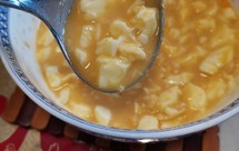 生酮版咸蛋黄豆腐羹/魔芋粉勾芡/无面粉/减肥人士吃/懒人快手菜