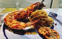 减肥期的小浪漫 - 低卡食物 - 柠檬大明虾配意面