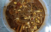 蟹味菇黄豆芽黑麦荞麦面