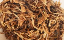 家常好吃的粉条豆芽炒肉丝