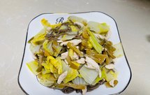 榨菜肉丝荞麦面