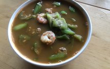 金汤丝瓜基围虾