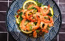 柠檬百香果基围虾