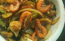 干锅奥尔良基围虾@空气炸锅与普通炒锅的完美结合版