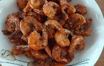 附自制椒盐做法的椒盐基围虾