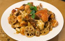 炒海鲜锅（梭子蟹基围虾）