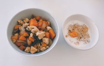 香菇南瓜烩鸡胸配燕麦糙米饭｜#Healthymeals# 减脂必撸04
