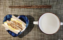 杂粮版鸡蛋汉堡