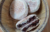 红豆绿豆豇豆花生葡萄干原味杂粮无油无盐无糖电饼铛烤饼玉米面黄豆面健康养生小饼减肥减脂健身糖尿病大饼主食