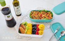 炒黄豆意面便当