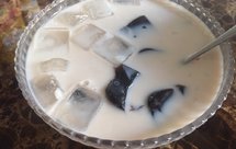 椰汁凉粉西米露