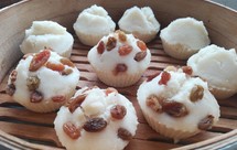 大米粉做的奶香米糕