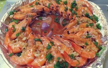 铁板蒜蓉虾—基围虾最美味的做法（烤箱版）