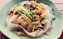 自制凉皮、烤麸