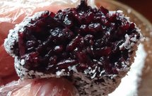 椰香紫米球（超简单的甜点，带去野餐吧❗️❗️ ❗️）