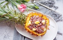 椰香菠萝三色糙米饭