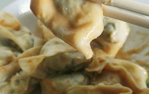 咸蛋白，把它消耗之六——虾皮素馅冷馄饨及馄饨皮