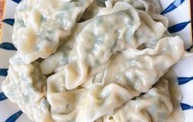 韭菜猪肉虾皮饺子