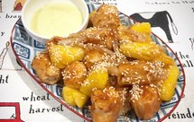 烤箱版糖醋口菠萝油条虾