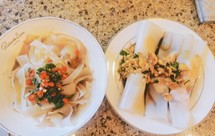 澄面做的凉皮，肠粉