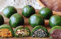 清明必吃的艾草青团