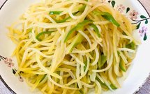 纯素美食｜青椒土豆丝