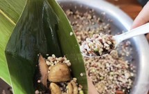 三鲜粽，纯素粽子