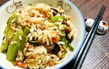 香菇虾米炊糙米饭（健身党训练后推荐）